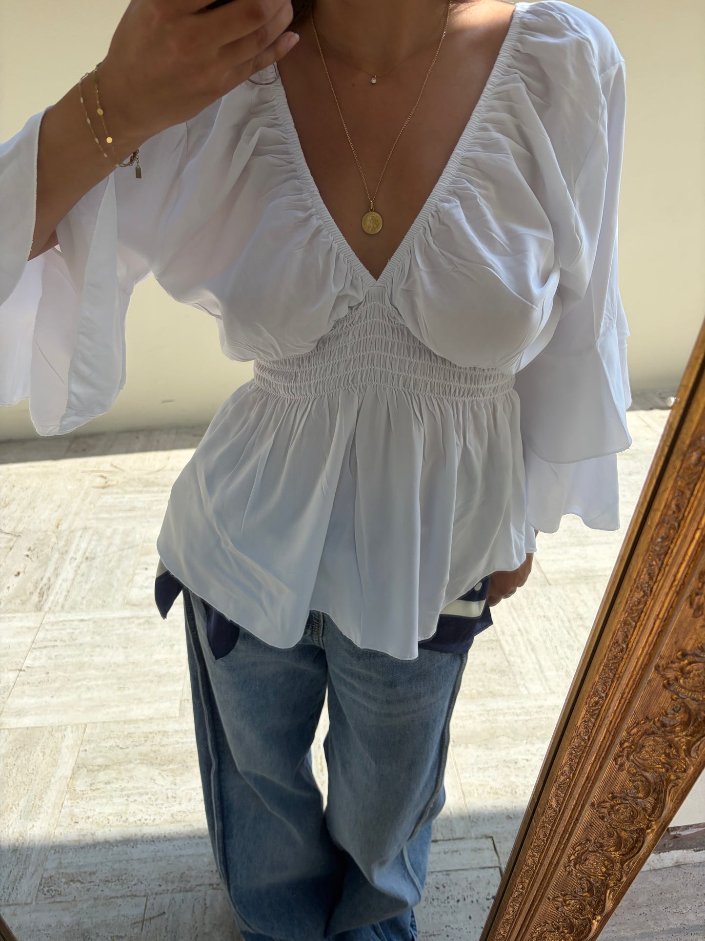 Top blanc Ella