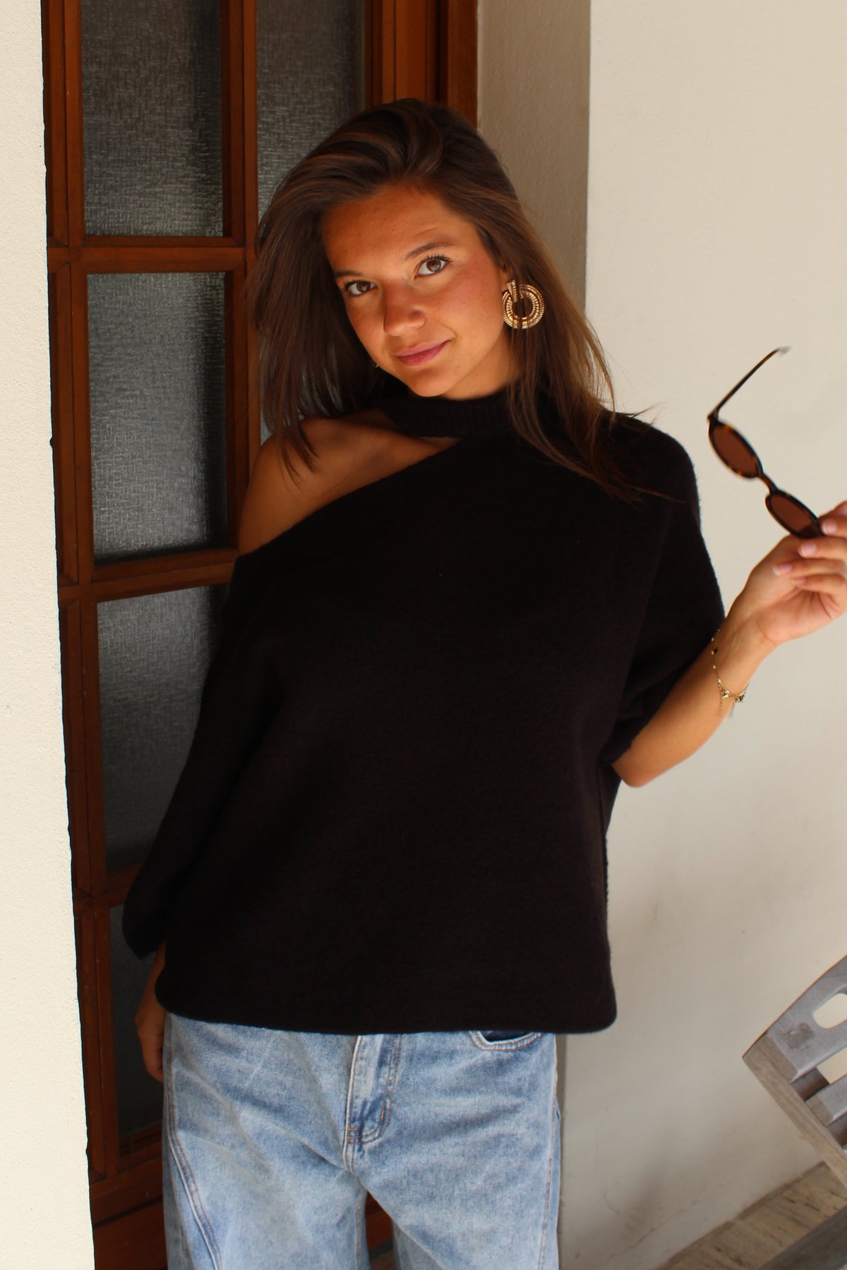 Pull noir Sarah
