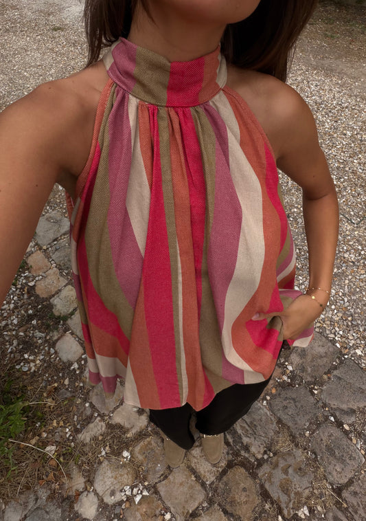 Top rouge Rosalie