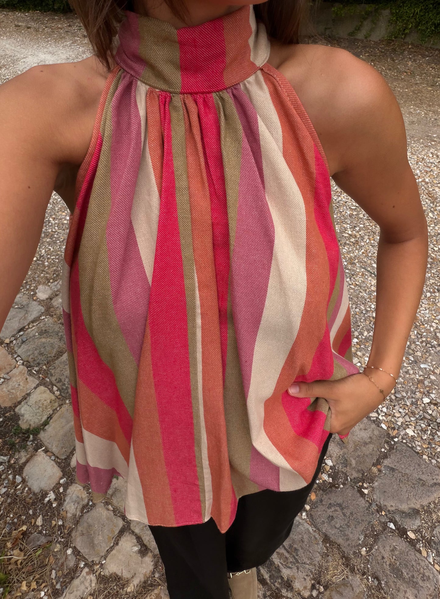 Top rouge Rosalie