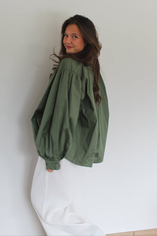 Chemise kaki Aurore