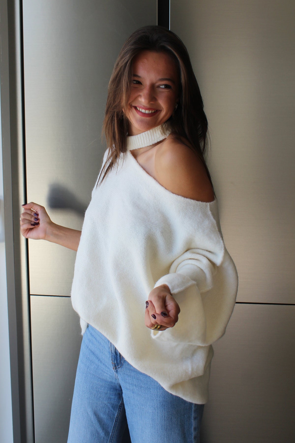 Pull écru Sarah