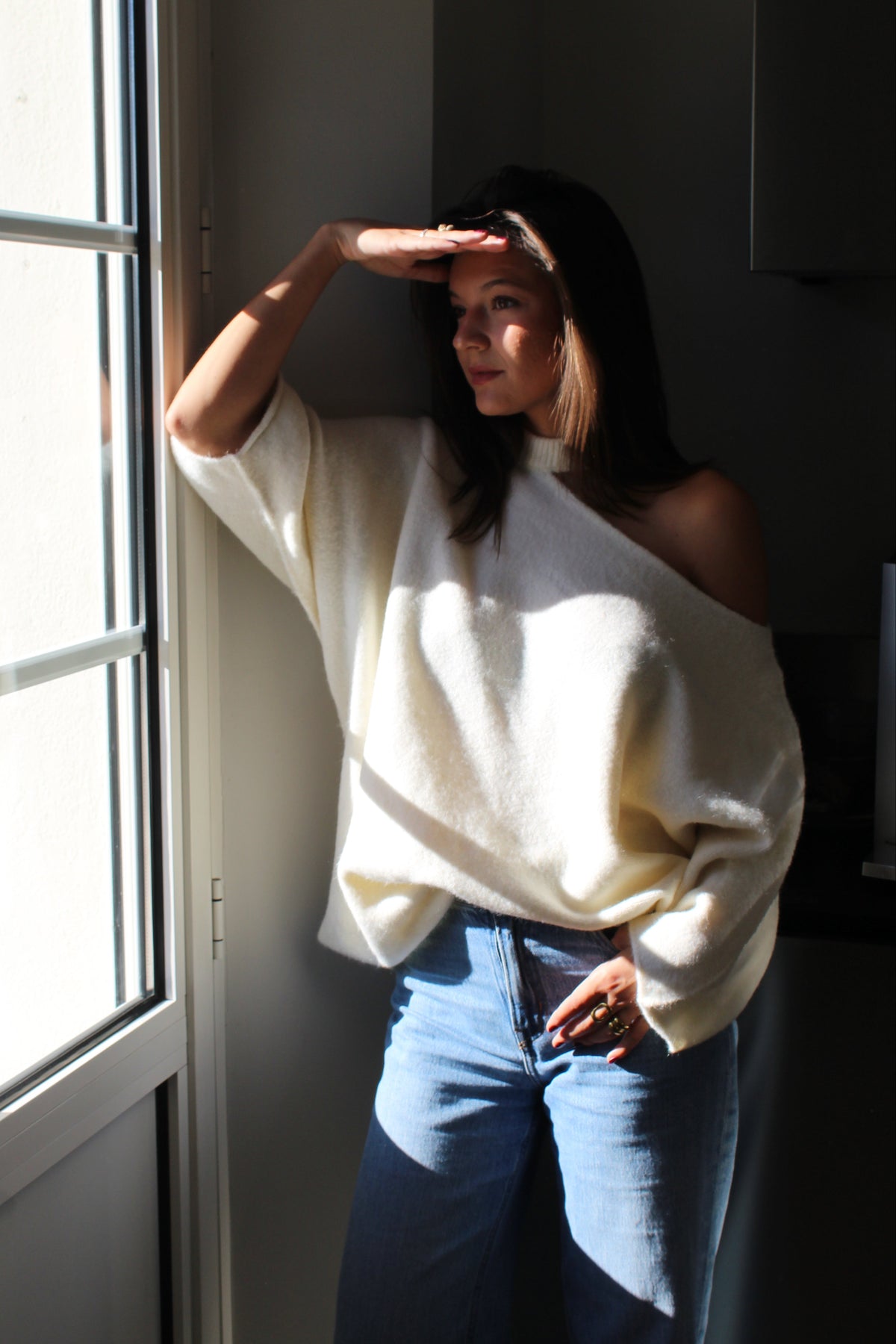 Pull écru Sarah