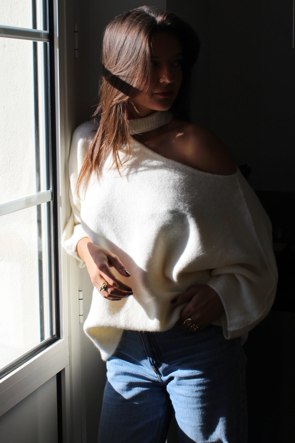 Pull écru Sarah