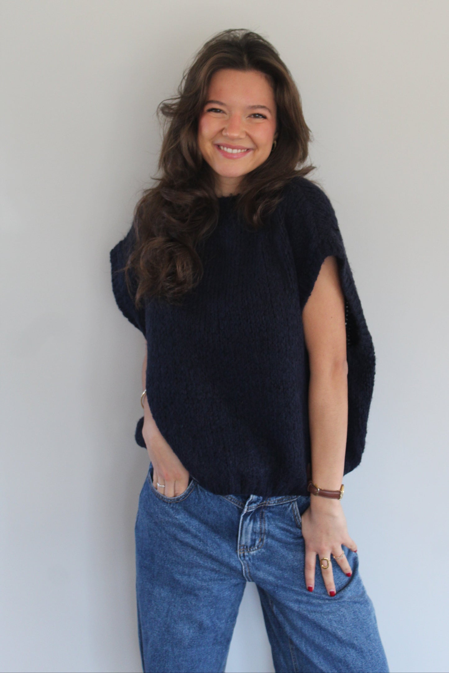 Pull bleu marine Madeleine