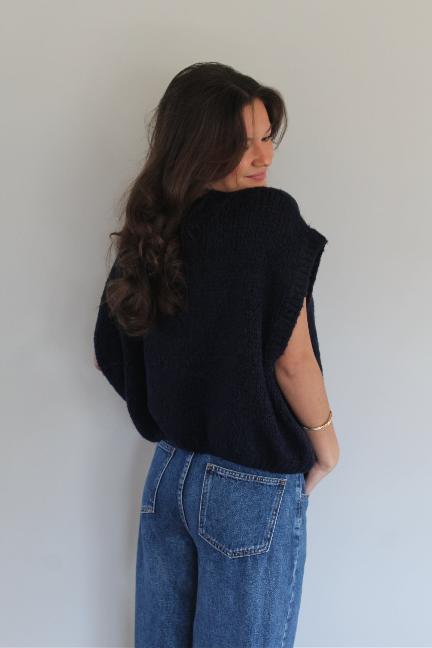 Pull bleu marine Madeleine