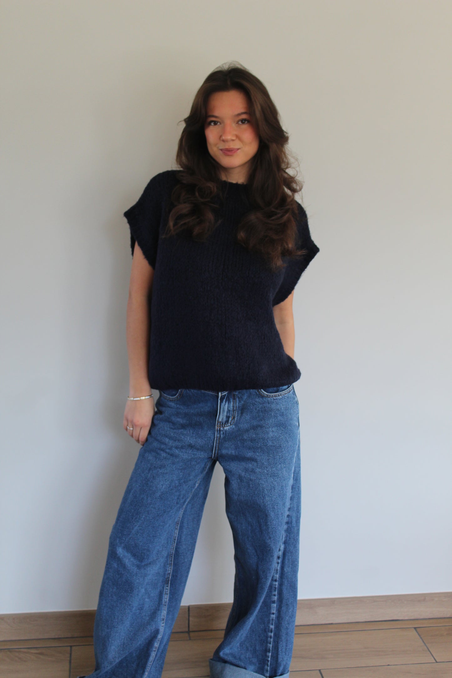 Pull bleu marine Madeleine