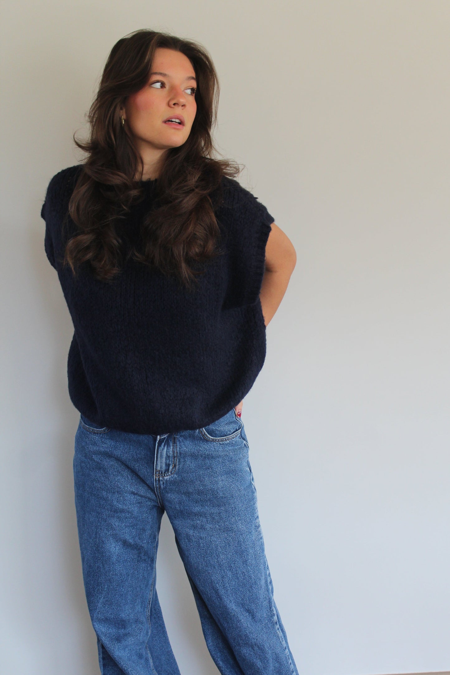 Pull bleu marine Madeleine