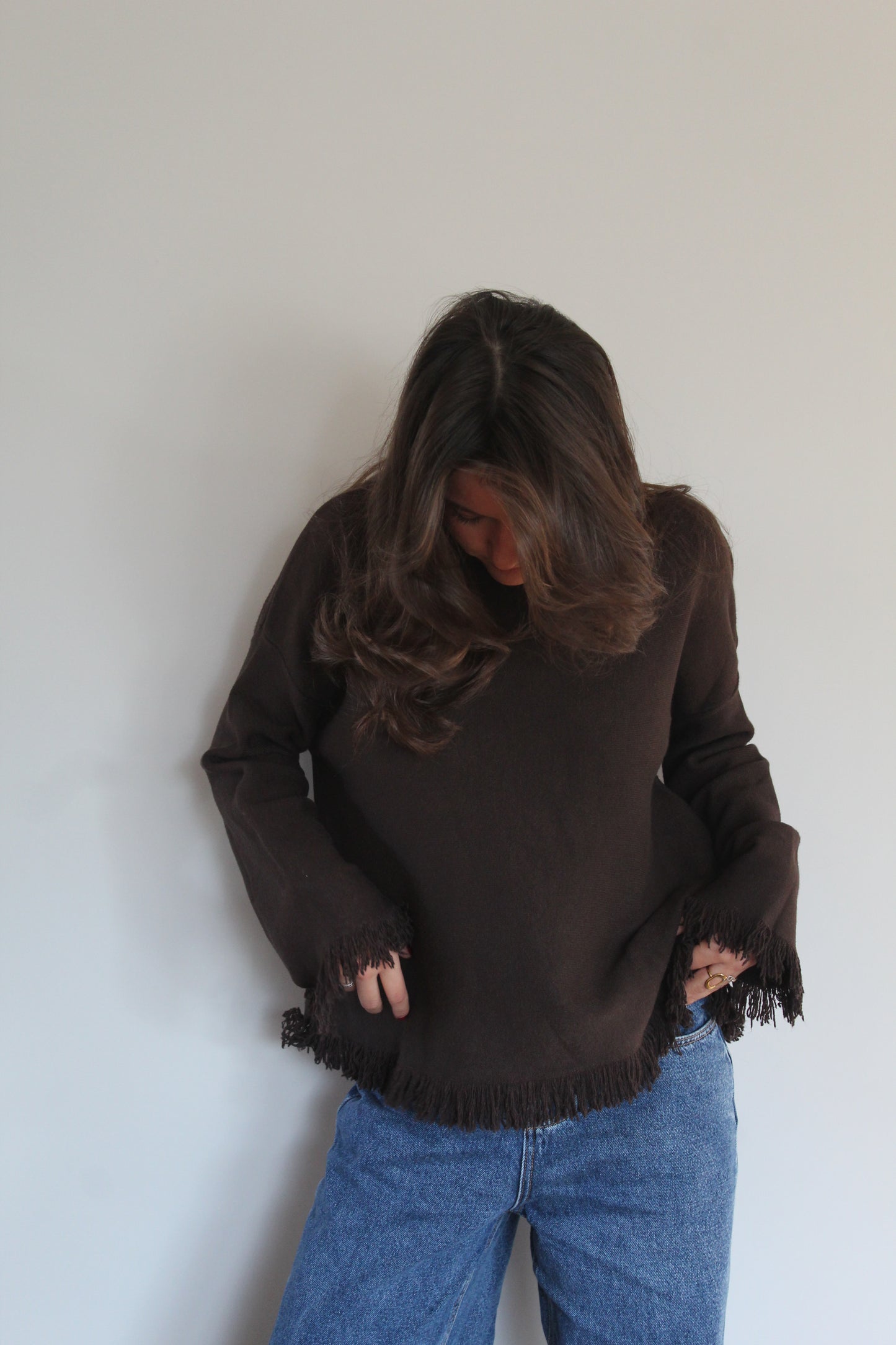 Pull marron Eli