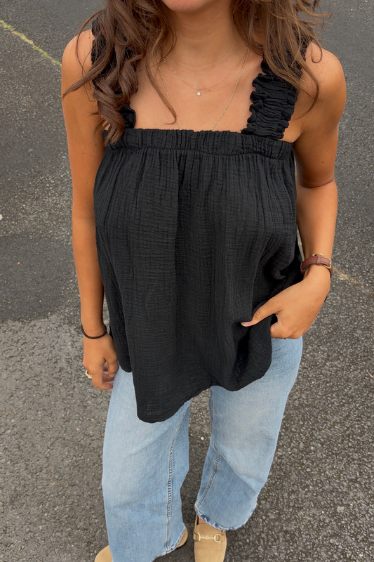 Top noir Ambre