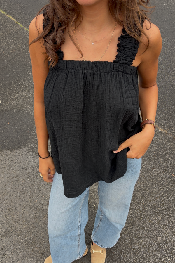 Top noir Ambre