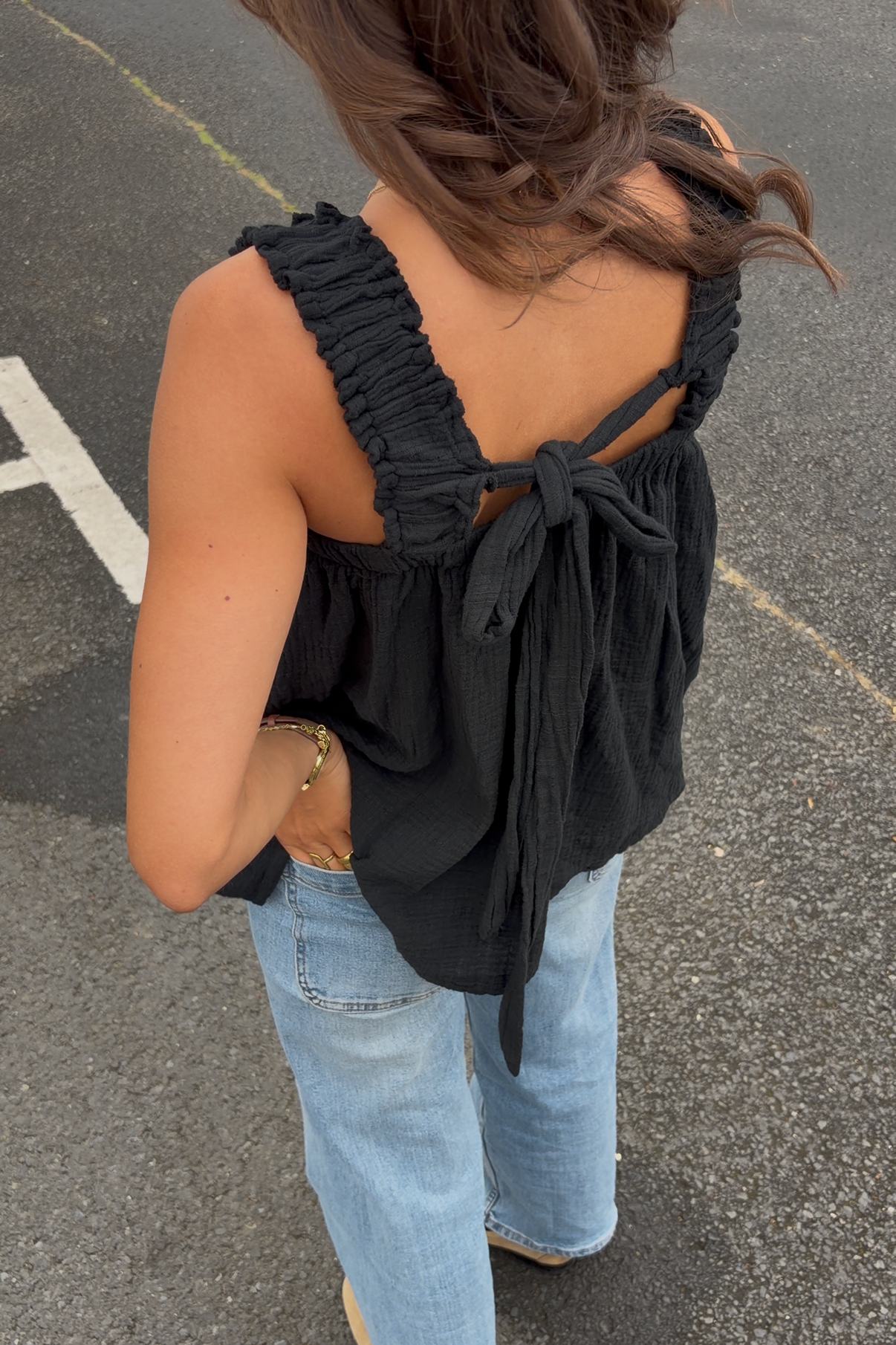 Top noir Ambre