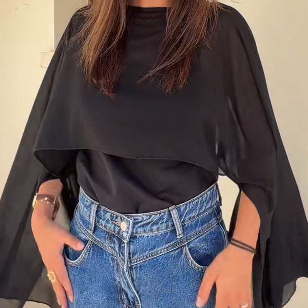 Blouse noir Elena
