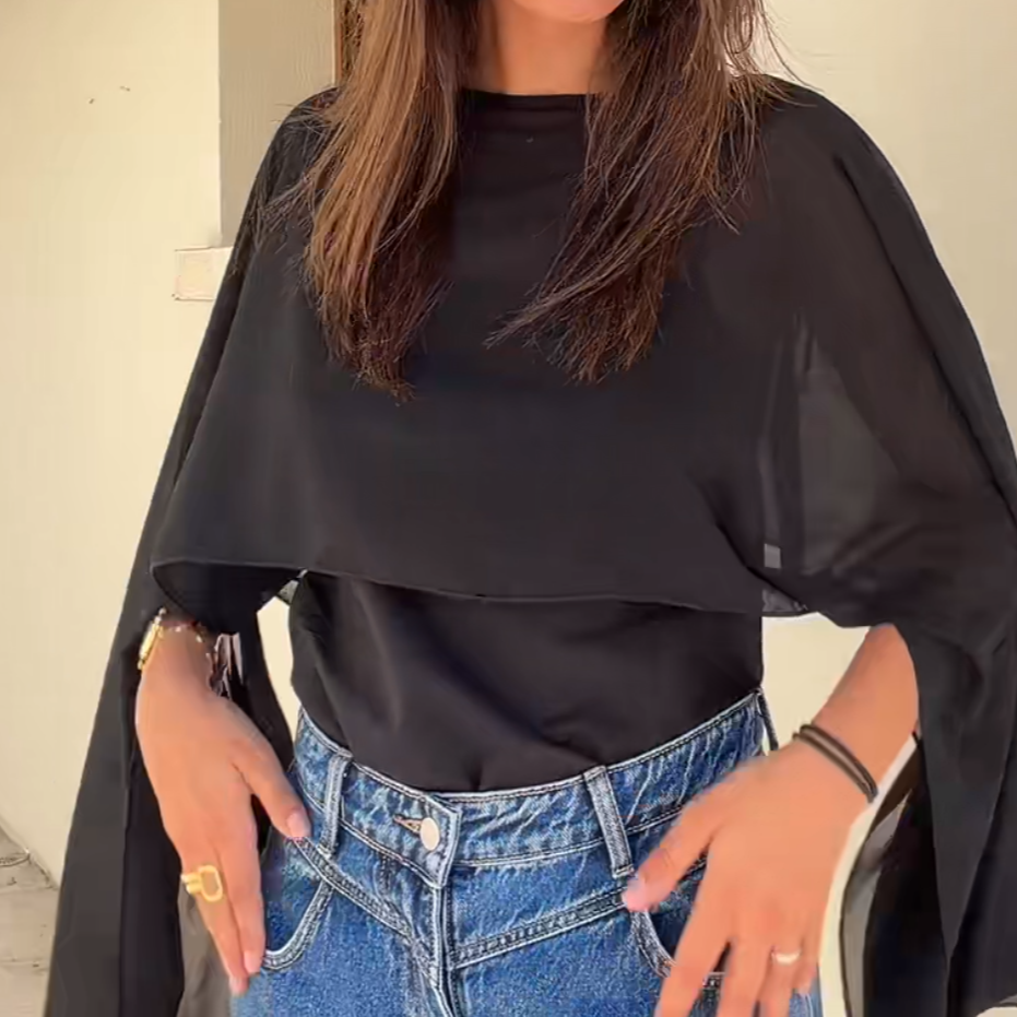 Blouse noir Elena