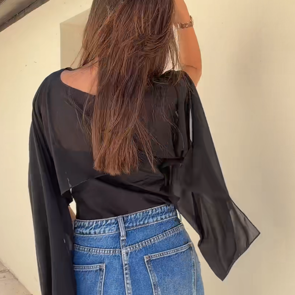 Blouse noir Elena