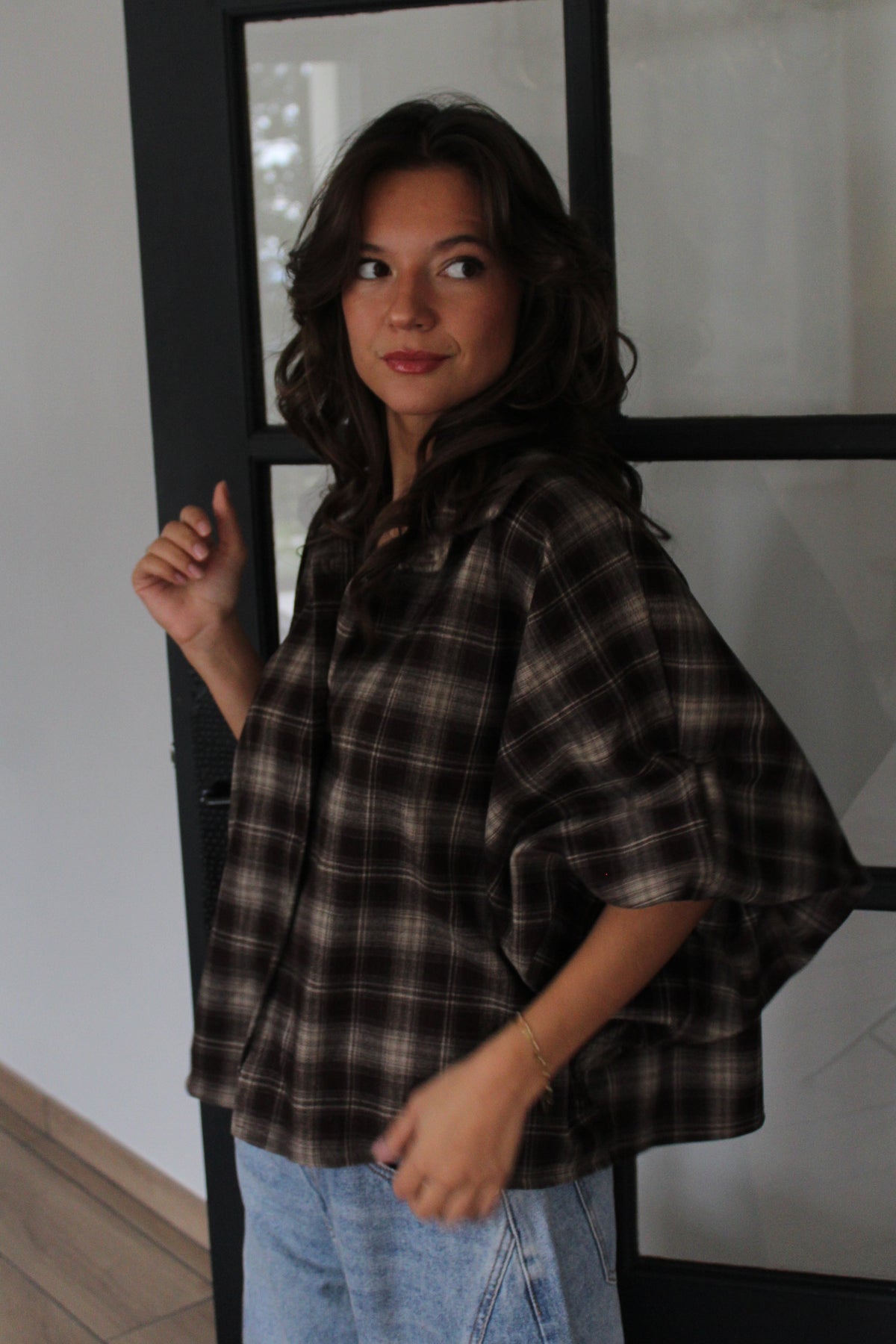 Chemise marron Maud
