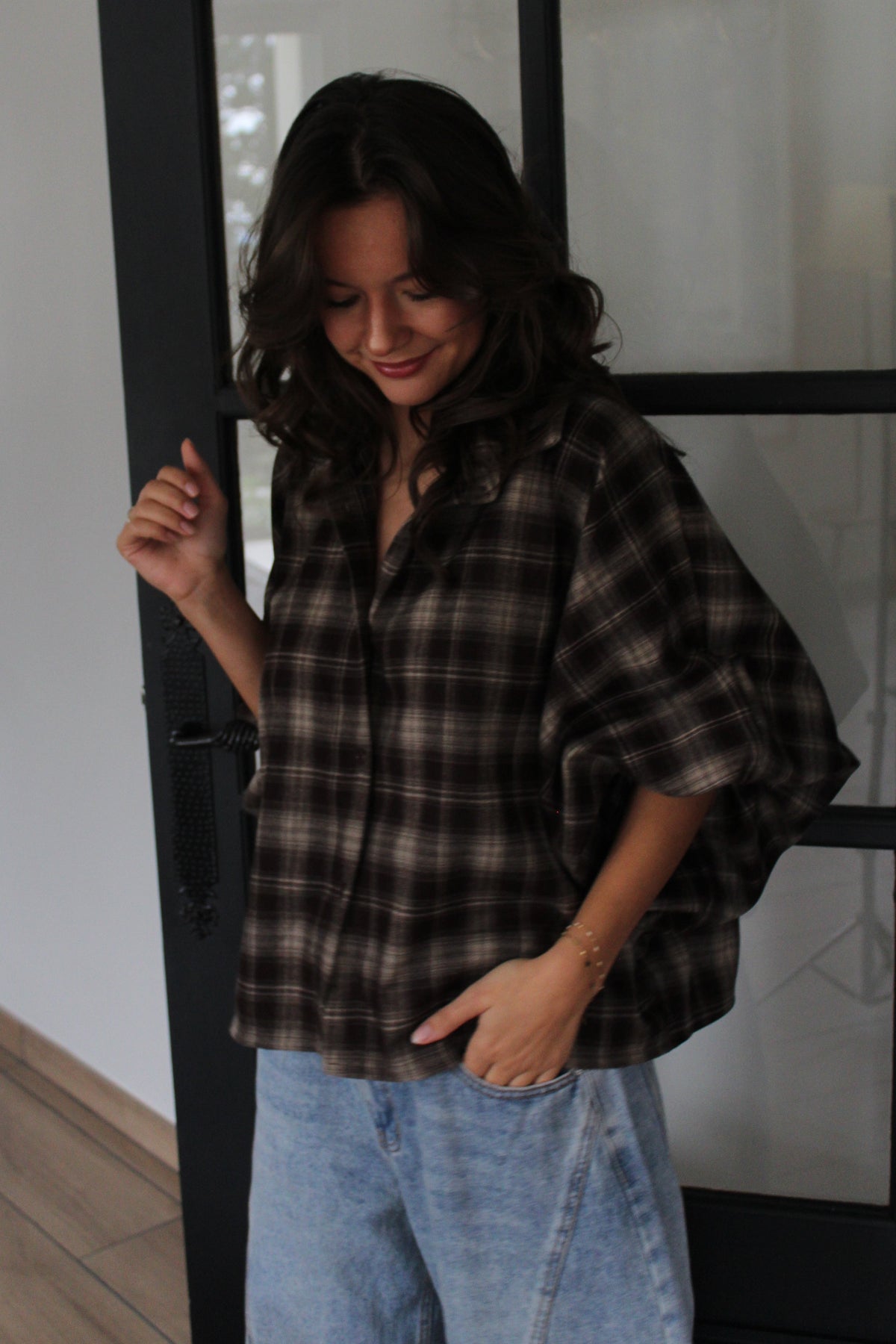 Chemise marron Maud