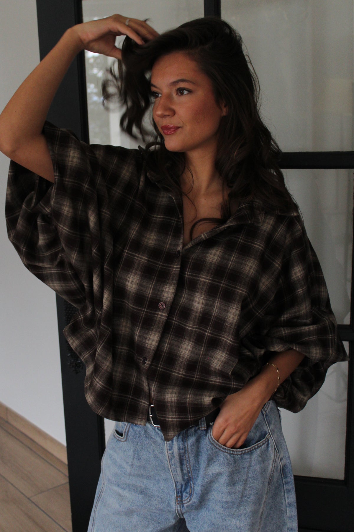 Chemise marron Maud