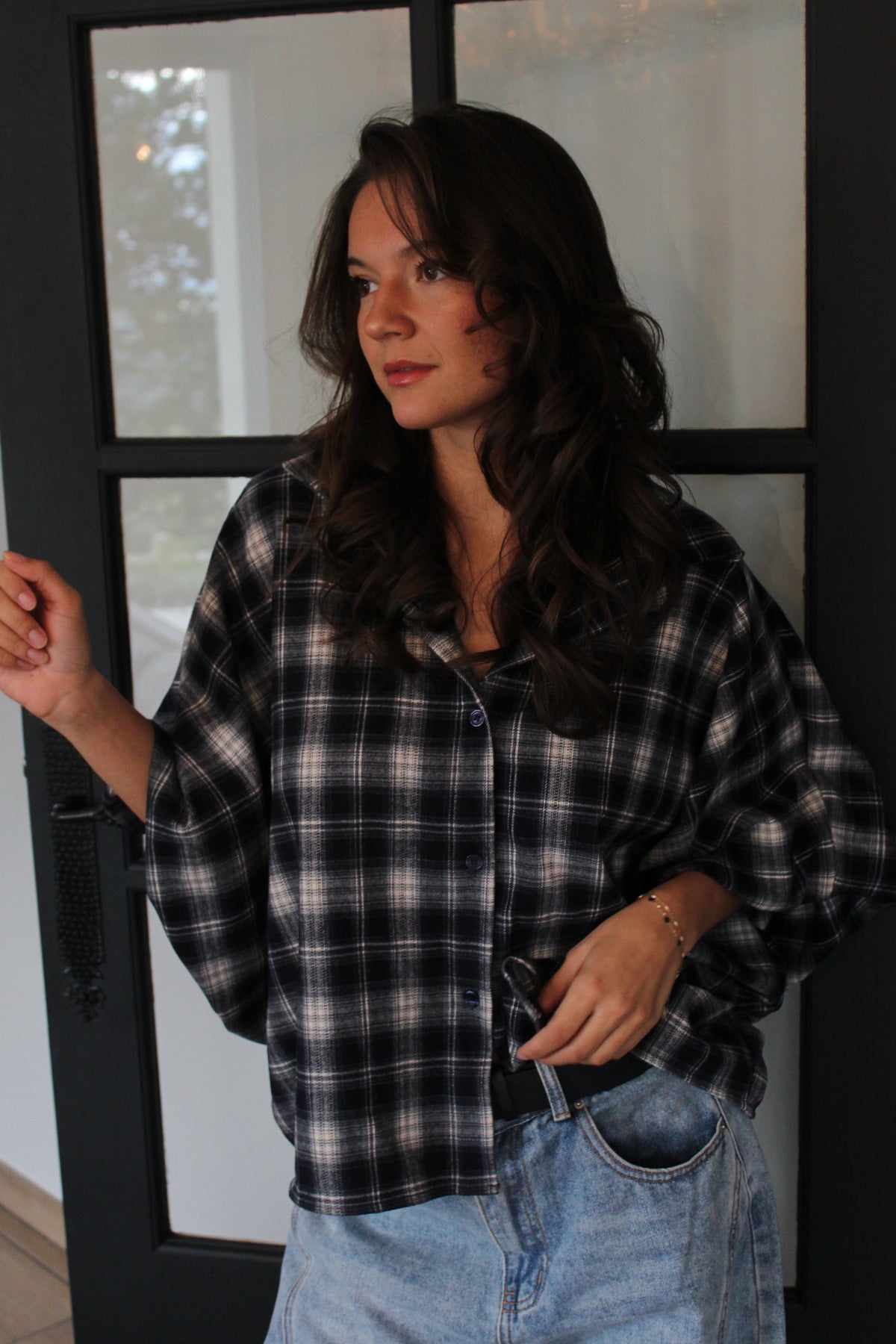 Chemise bleue marine Maud