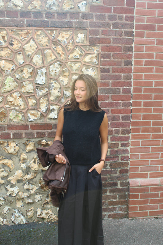 Pull noir Victoire