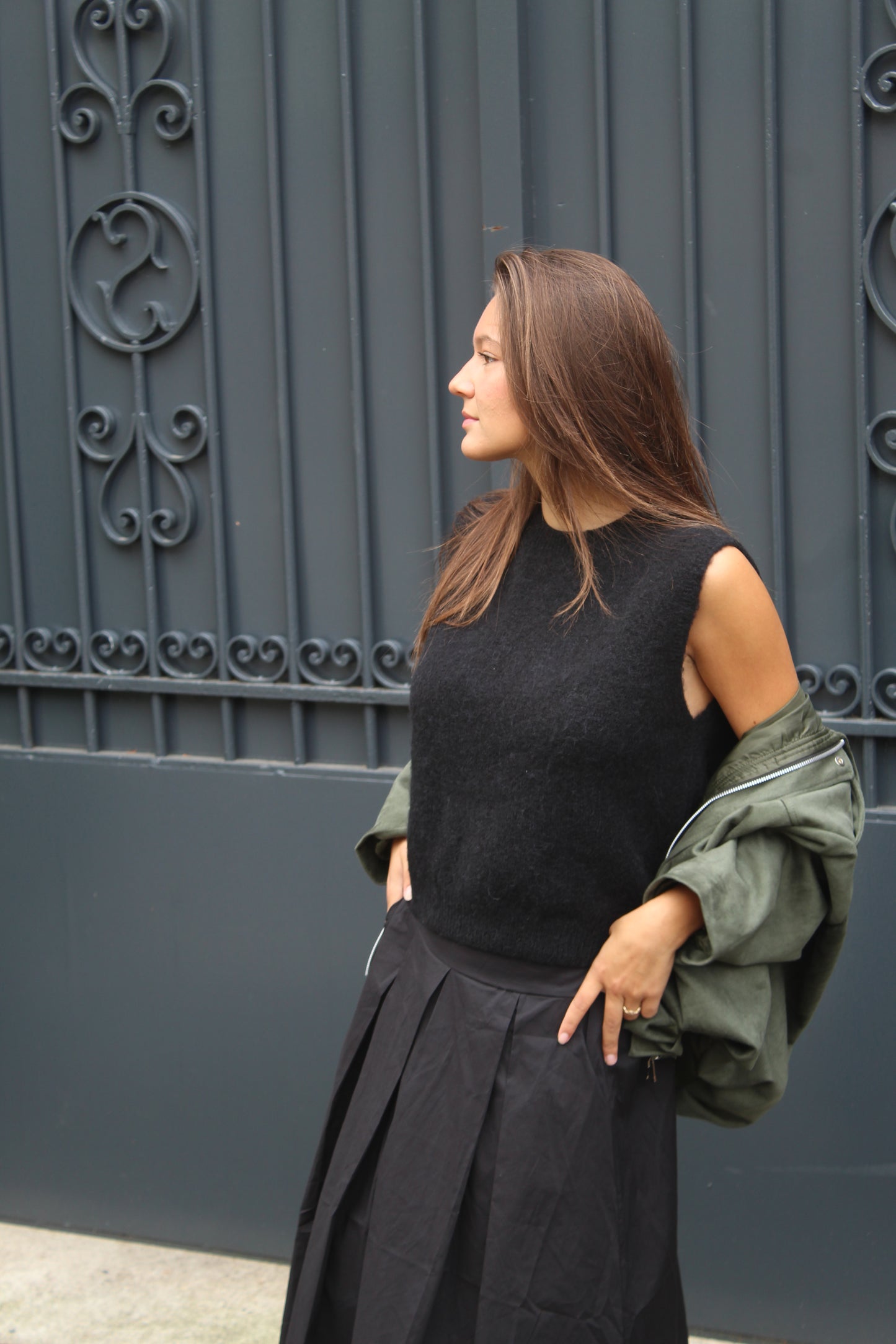 Pull noir Victoire