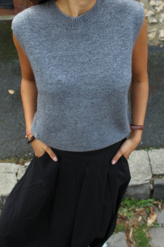 Pull gris Victoire
