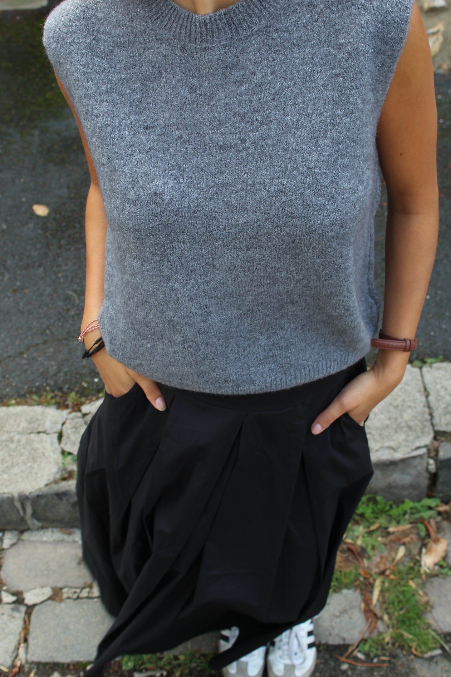 Pull gris Victoire