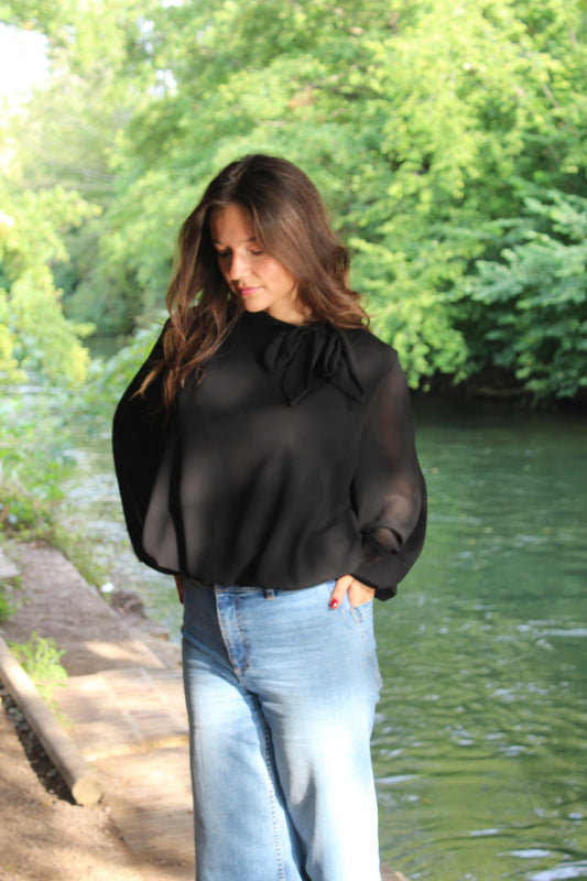 Blouse Aniella noire