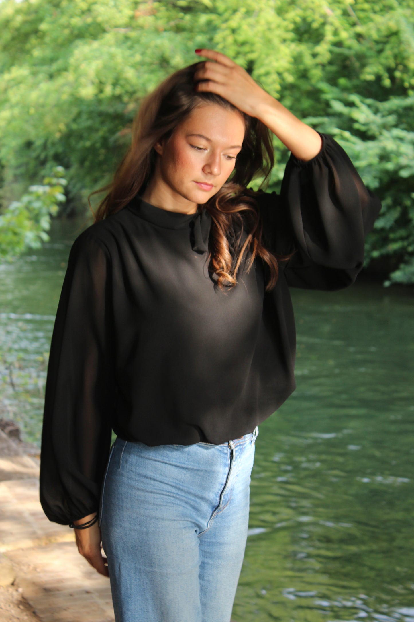 Blouse Aniella noire