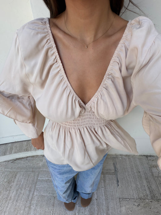 Top beige Ella