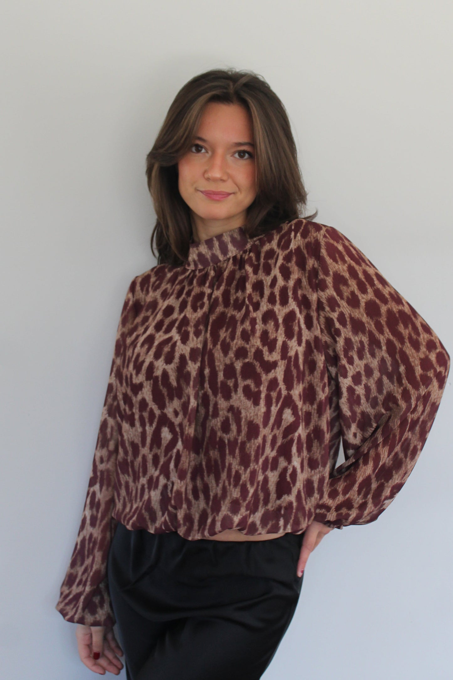 Blouse Ania bordeaux