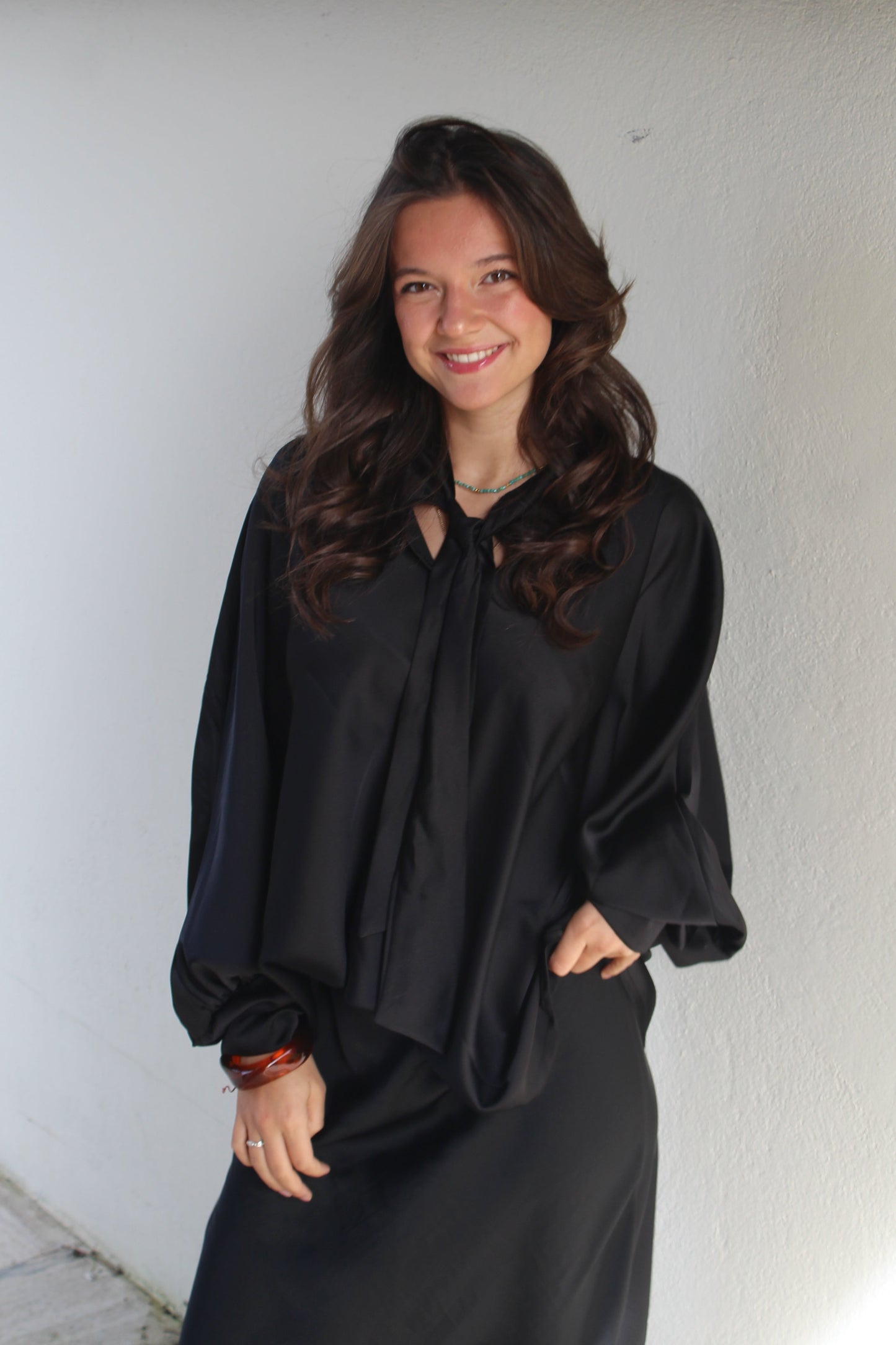 Blouse Emma satinée