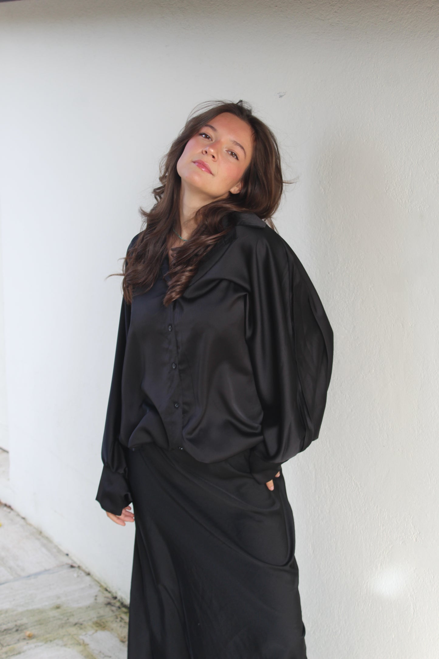 Chemise Hélène satinée