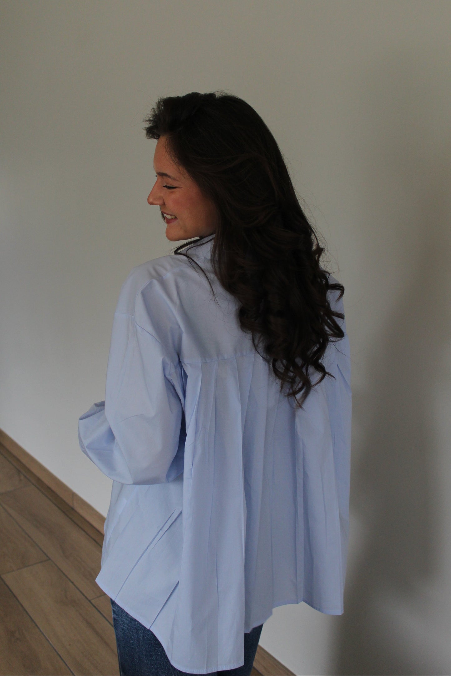 Chemise bleue Solène