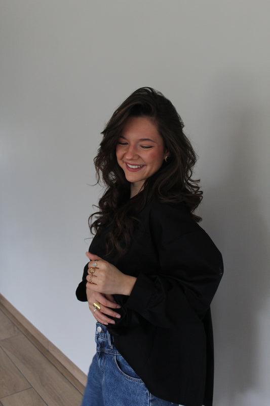 Chemise noire Solène