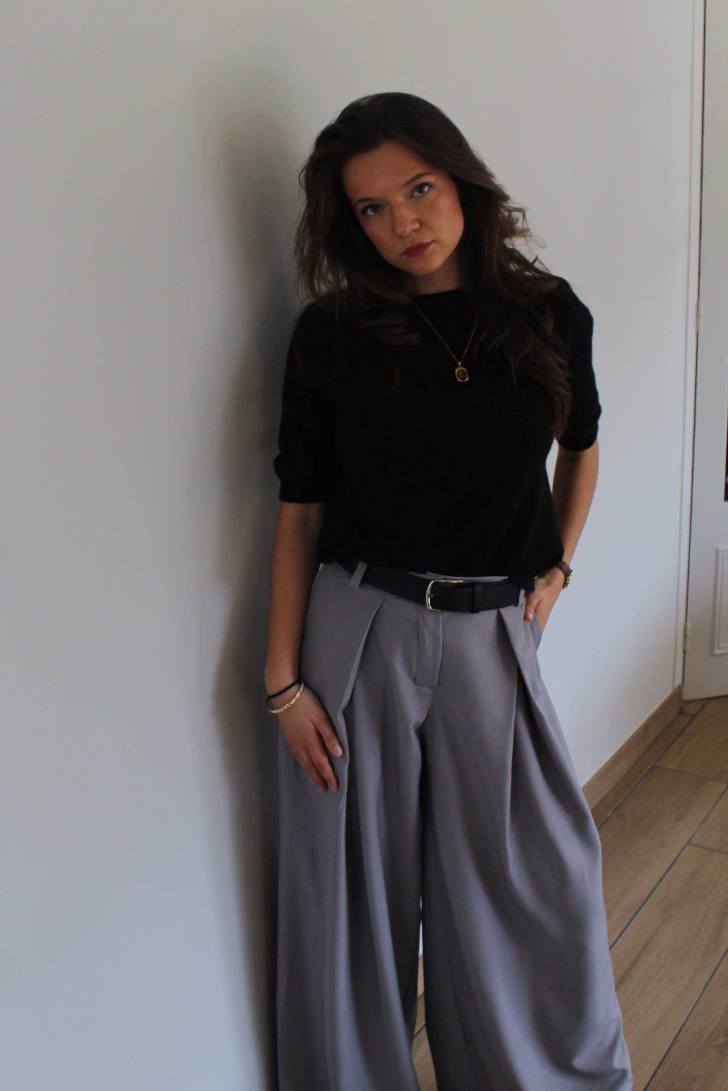 Pantalon gris Ophélie
