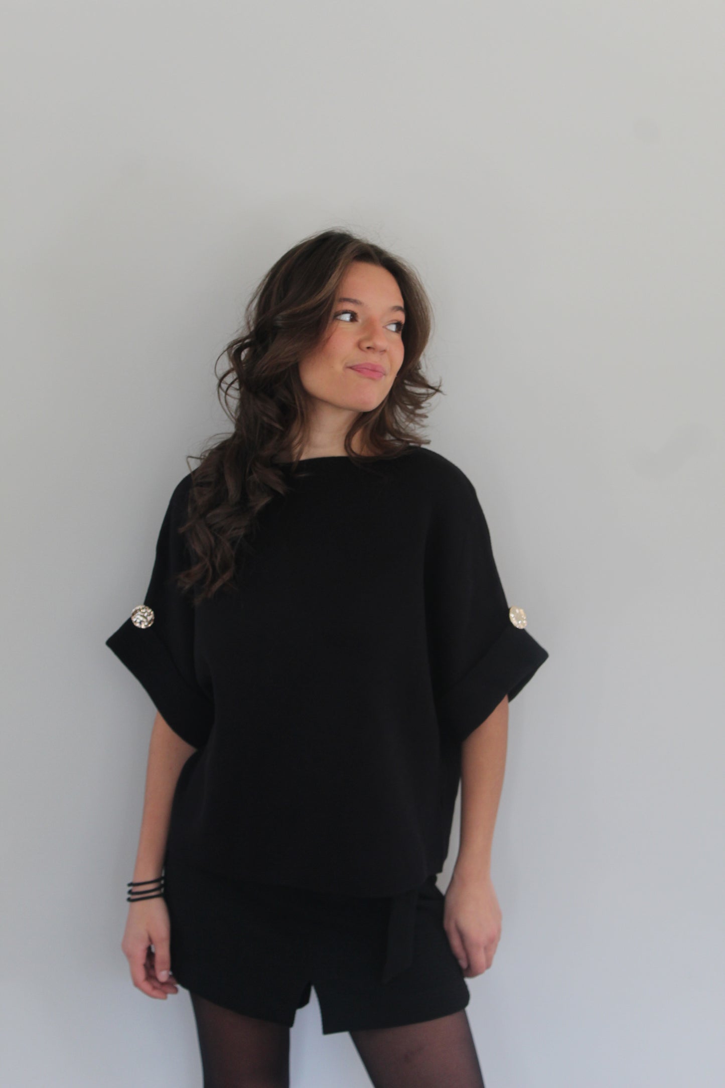 Pull noir Agathe