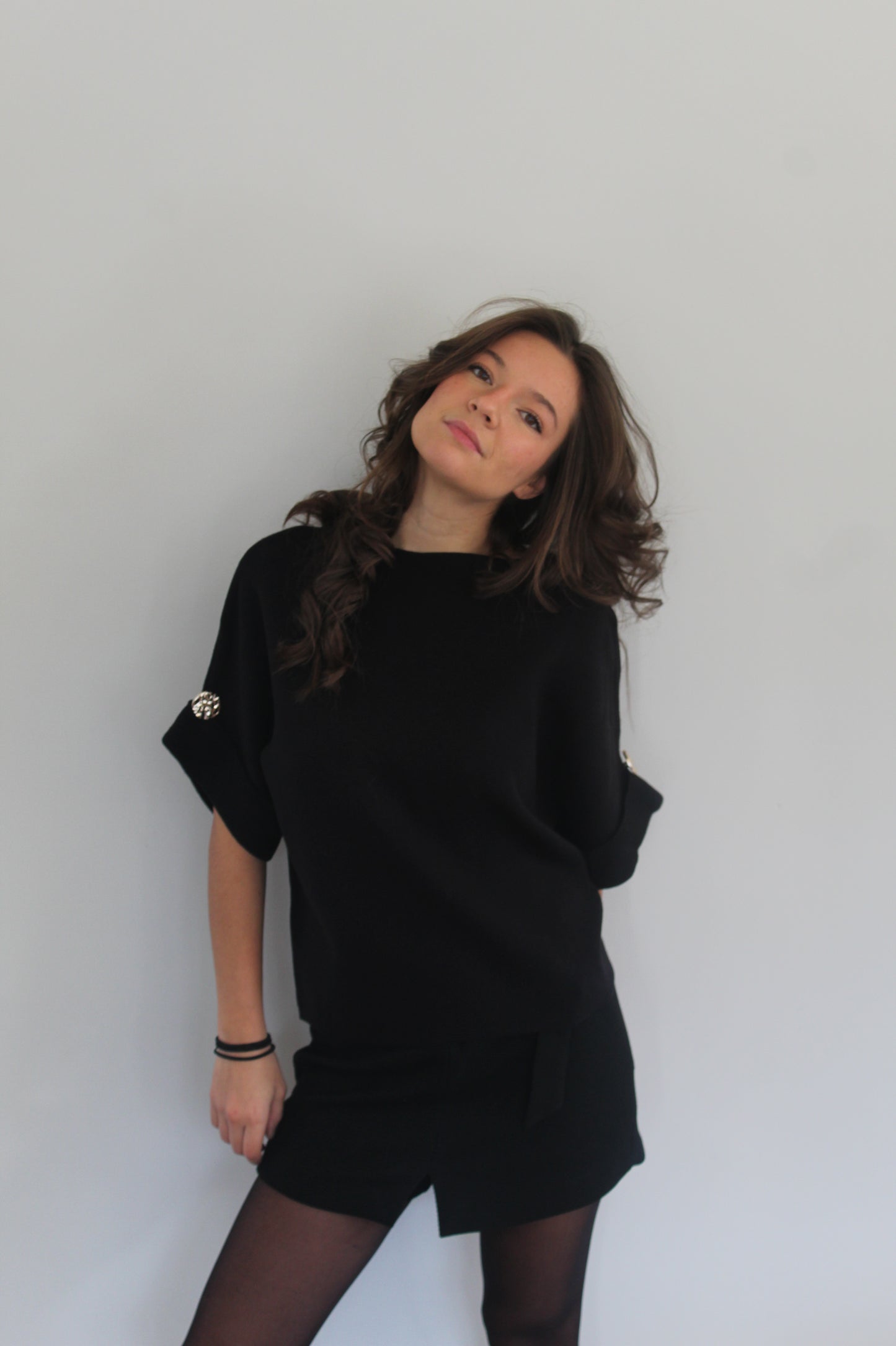 Pull noir Agathe