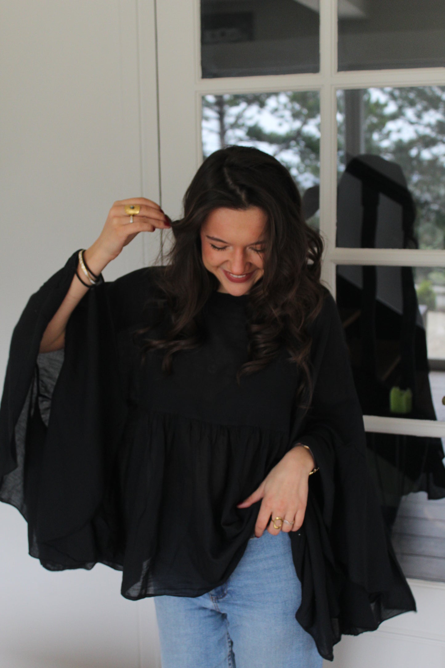 Blouse noire Isadora