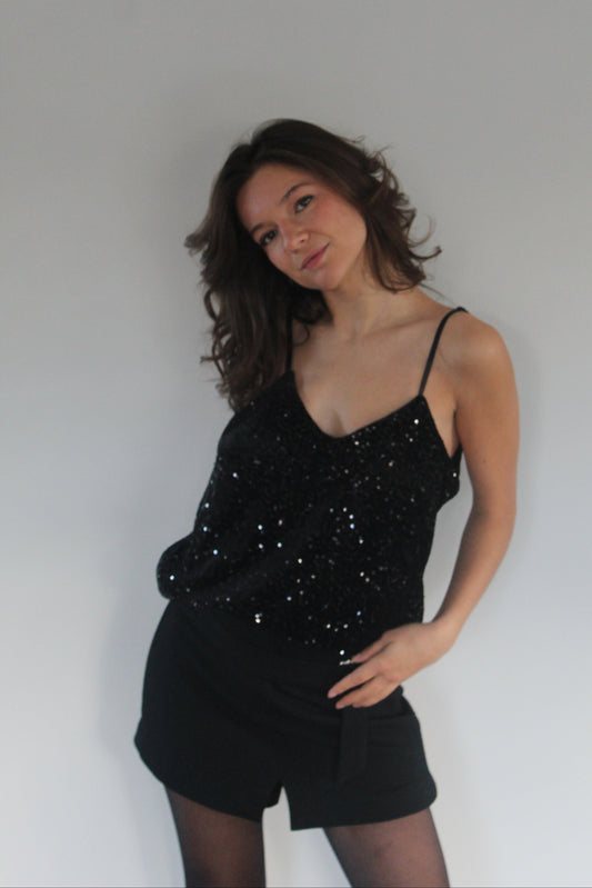 Top noir Elina