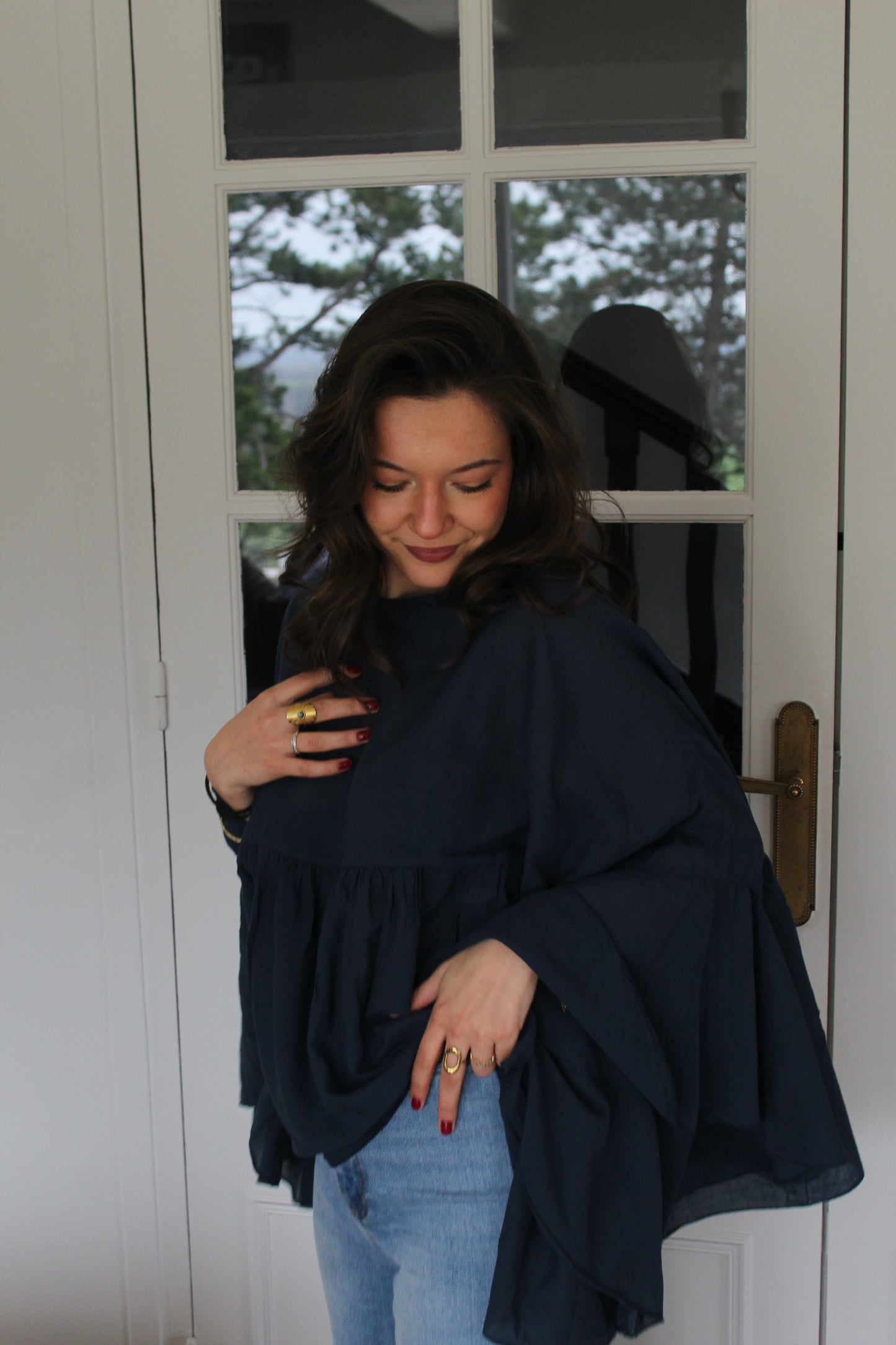 Blouse bleu marine Isadora