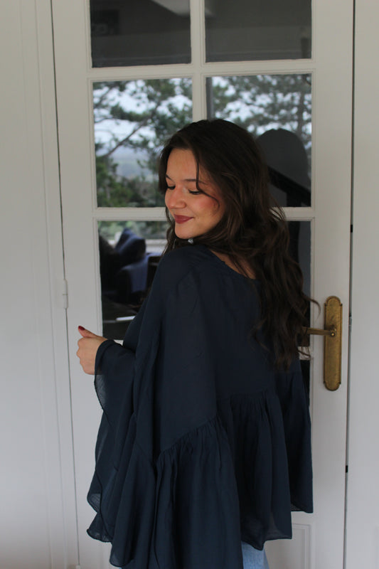 Blouse bleu marine Isadora